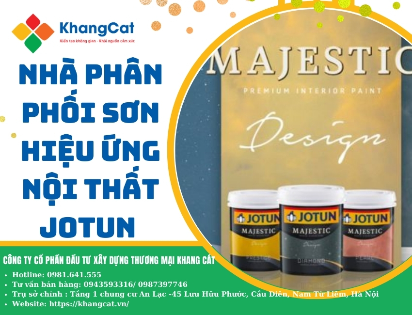 Nhà phân phối sơn hiệu ứng nội thất JOTUN giá rẻ